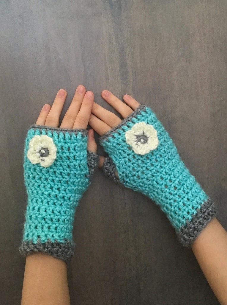 fingerless crochet pattern - youth