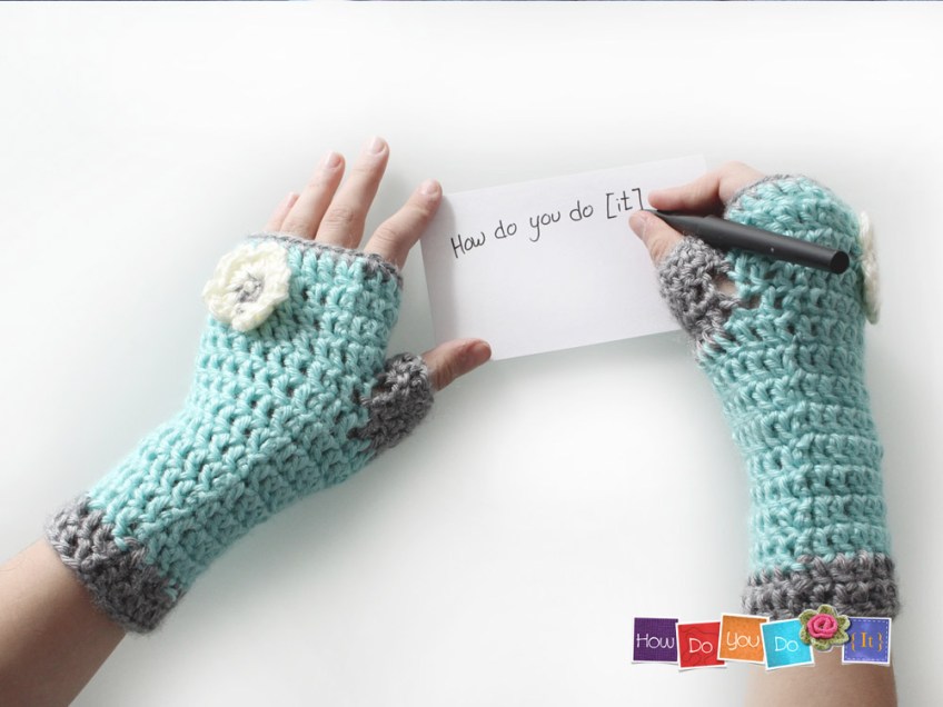 fingerless crochet pattern - youth