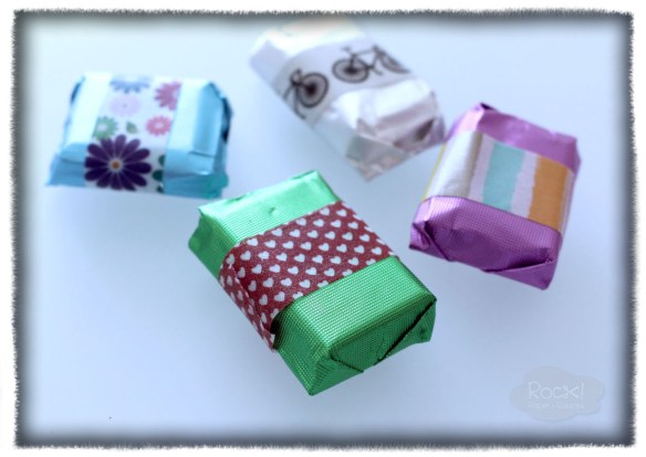 wrapped chocolate bites