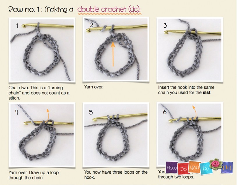 How to crochet - step-by-step crochet pattern