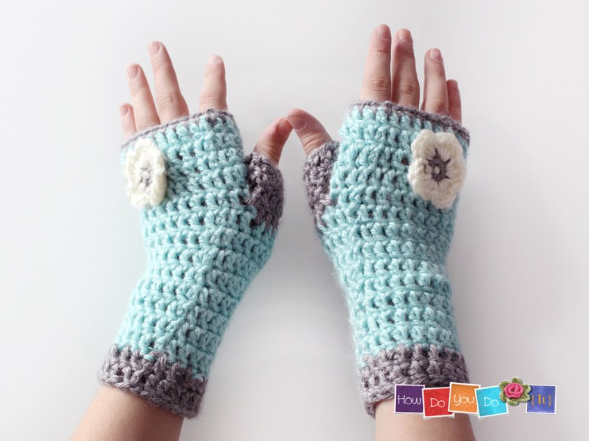 fingerless crochet pattern - youth
