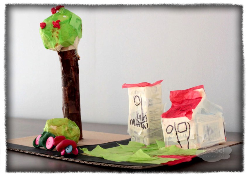 recycling art projects with kids neighborhood