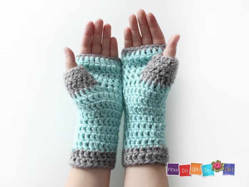 fingerless crochet pattern - youth