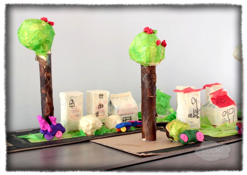 recycling art projects with kids neighborhood