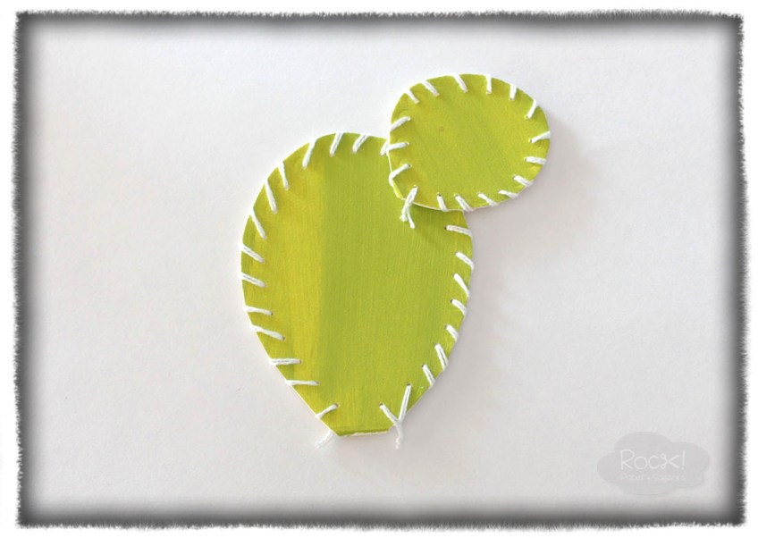 cactus paper parts - DIY cactus